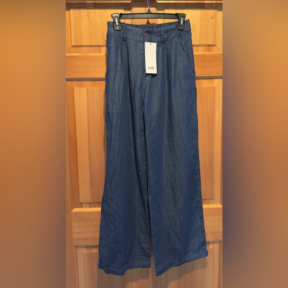 Ruti Ebb and Flow Wide Leg Denim Pant Vintage Indigo 0